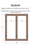 1 Adet 8×100 Cm Özel Mutfak Koridor Salon Tasarım Iskandinav Model Çıta Mdf Duvar Çıtası Paneli