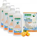 U Green Clean Bulaşık Makinesi Jel Deterjan 4'lü Paket Ve Tuz