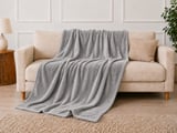 Mulberry Tek Kişilik Polar Battaniye Gri 100 x 170 cm