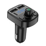 Araç Usb Mp3 Type-C Çakmaklık Girişli Oto Müzik Çalar Kiti Bluetooth