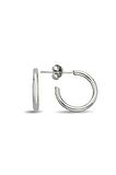 925 Ayar Gümüş 13 mm Halka Küpe - K094301
