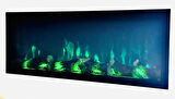 14 EFEKT DEKORATİF ŞÖMİNE BLUETOOOTH+KUMANDA+ÇITIRTI 120x40X16 CM