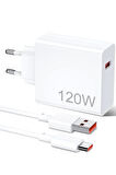 Premium Xiaomi/tüm Modellerle Uyumlu Type C 120 Watt Hızlı Şarj Aleti
