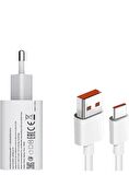 Xiaomi 14 Ultra Uyumlu Type C 120 Watt Hızlı Şarj Cihazı
