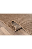 Srz-0503 Jüt Tabanlı Hasır Dokuma Örme Bohem Antialerjik Halı Kilim Balık Sırtı