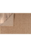 Srz-0503 Jüt Tabanlı Hasır Dokuma Örme Bohem Antialerjik Halı Kilim Balık Sırtı