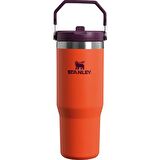 Stanley The Iceflow Flip Straw Turuncu-Mor 0.89 lt Pipetli Termos Bardak