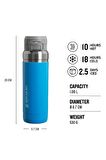 Stanley The Quick Flip Azur Mavisi 1.06 lt Çelik Termos