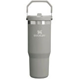 Stanley The Iceflow Flip Straw Gri  0.89 lt Pipetli Termos Bardak