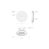 TP-Link Omada EAP720 BE3600 WiFi 7 Dual Band Tavan Access Point