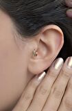 Firuze Taşlı Halka Tragus Piercing Helix Kıkırdak Anti Tragus