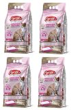 Energy Bebek Pudrası Kokulu İnce Taneli Topaklaşan Bentonit Kedi Kumu 4 x 10 Paket=40Lt