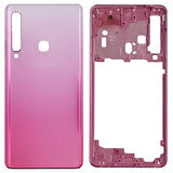 Samsung Galaxy A9  - SM-A920F FULL Kasa Arka Kapak Takım PEMBE