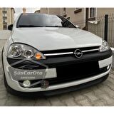 Opel Corsa C 2000-2006 Uyumlu Üniversal Astra H lip Esnek Ön Lip 2 Parça Tampon Altı Dil Karlık Ön Ek