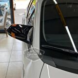 Toyota Corolla 2018 Sonrası E210 Batman Yarasa Ayna Kapağı Piano Black ABS Plastik