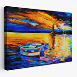 Harita Sepeti Okyanusun Gün Batımı Tablosu-1212