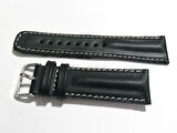 Fado Her Saate Uygun Bombeli  22 mm Piramit modeli   UZUN  XL   Hakiki Deri (223)   SİYAH