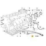 BMW M50 M52 MOTOR HELLA VURUNTU SENSÖRÜ 12141703276