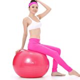 Leyaton 65 Cm Fitilli Pilates Topu Pembe Ve Pompa