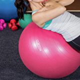 Leyaton 65 Cm Fitilli Pilates Topu Pembe Ve Pompa