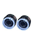 2.5 İNÇ Bİ XENON MERCEK + C3 MODEL BEYAZ KAPAK