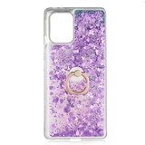 Smcase Samsung Galaxy Note 20 Kılıf Milce Yüzüklü Sulu Silikon