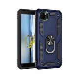 Smcase Huawei Y5P Kılıf Vega Yüzüklü Tank Kapak