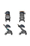 Metro+ Deluxe Kabin Boy Bebek arabası (skyline shadow)