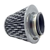 Carub Performans ve Ses Arttırıcı Açık Hava Filtresi +6 Hp Açık Tip Karbon 76 mm