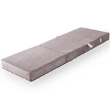 Valeria Kadife Katlanır Yatak Olabilen Tek Kişilik Koltuk