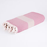 Homedius %100 Pamuk Mavi-Pembe Elmas Peştemal 2'li - 100x180 Cm
