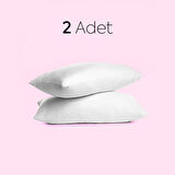Homedius Microfiber Ultra 2 Adet Dolgulu Yumuşak Yüksek Antialerjik Yastık 50x70 cm