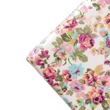 Homedius Sandalye Oturum Minderi Çiçekli 40x40x4 Bağcıklı Çıkarılabilir Kılıflı Çökme Yapmaz Pembe 2'li