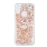 Smcase Samsung Galaxy M11 Kılıf Milce Yüzüklü Sulu Silikon
