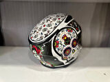 KASK SHIRO FULLFACE SH-605SV SHADOW SKULL CANDY SUNVİZOR