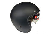 KASK MT LEMANS 2 SV MAT SİYAH ŞEFFAF VİZÖRLÜ