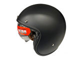 KASK MT LEMANS 2 SV MAT SİYAH ŞEFFAF VİZÖRLÜ