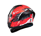 KASK MT STINGER ARDENT C5 MAT SİYAH/KIRMIZI