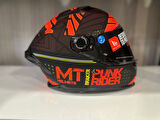 KASK MT BRAKER SV PUNK RİDER B5 MAT ORANGE/RED/BLACK