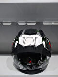 KASK MTS PRO 801 WAR GÜNEŞ GÖZLÜKLÜ MAT GRİ/KIRMIZI