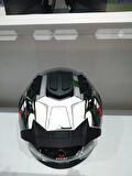 KASK MTS PRO 801 WAR GÜNEŞ GÖZLÜKLÜ MAT GRİ/KIRMIZI