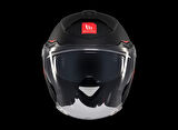 KASK MT COSMO SV ÇENESİZ GÖZLÜKLÜ MAT SİYAH