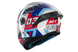 KASK MT HELMETS TARGO S D7 MAVİ SERGİO GARCIA