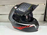 KASK MTS PRO 910 TWISTER GÜNEŞ GÖZLÜKLÜ KIRMIZI/GRİ