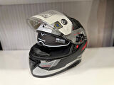 KASK SHIRO KATANA SV ORBE MAT GRİ/SİYAH
