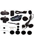 Wobo L4 4 Kişilik Motosiklet Kask Bluetooth Intercom Kulaklık Seti