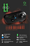 WOBO L-1 PRO Tek Kişilik Motosiklet Kask Bluetooth Intercom Kulaklık Seti