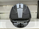 Kask Smk MA261Stellar Bolt Mat Siyah/Gri