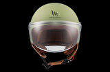 Kask Mt Helmets Street S A6 Mat Yeşil Çenesiz