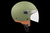 Kask Mt Helmets Street S A6 Mat Yeşil Çenesiz